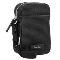 Calvin Klein Embossed Woven - Umhängetasche 17 cm (black) - Ansicht 5