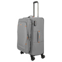 Travelite Umbria - 4-Rollen-Trolley M 67 cm erw. (smoky grey) - Ansicht 6