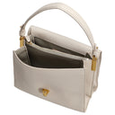 Coccinelle Binxie - Schultertasche 23 cm (lambskin white) - Ansicht 6