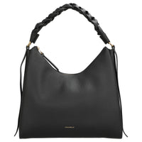 Coccinelle Boheme Grana Double - Schultertasche M 34 cm (noir/cognac)