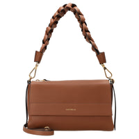 Coccinelle Boheme Grana Double - Umhängetasche 26 cm (cognac/noir)