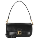 Coccinelle C-Me Lock Shiny Medium - Schultertasche 24 cm (noir)