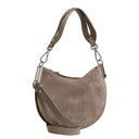 Coccinelle Sunup Suede - Schultertasche S 24 cm (warm taupe) - Markenkoffer