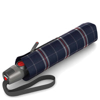 Knirps T.200 M Duomatic - Taschenschirm Regenschirm (check navy) - Ansicht 2