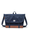 Herschel Cove Messenger - Umhängetasche 16" 50 cm (navy/saddle brown)