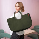 reisenthel Shopping Loopshopper L - Einkaufstasche mit Bügel 46 cm (dark matcha) - Ansicht 4