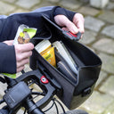 KLICKfix Baggy Mini Waterproof - Lenkertasche 20 cm (grau) - Ansicht 4