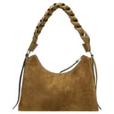Coccinelle Boheme Suede Bimaterial - Schultertasche 30 cm (seagras/seagras) - Ansicht 4