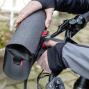 KLICKfix Baggy Mini Waterproof - Lenkertasche 20 cm (grau) - Ansicht 3