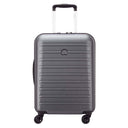 Delsey Paris Segur 2.0 - 4-Rollen-Kabinentrolley Slim Line S 55 cm (grau)