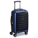 Delsey Paris Shadow 5.0 - 4-Rollen-Kabinentrolley mit Vordertasche S 55 cm erw. USB (marineblau) - Ansicht 4