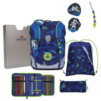 DerDieDas ErgoFlex Tiny - Schulranzen Set 5tlg. 900g (Moon Mission)