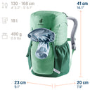 Deuter Junior - Rucksack (ab 7 Jahren) 41 cm (spearmint-seagreen) - Ansicht 9
