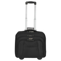 D&N Business - 2-Rollen Businesstrolley 43 cm Polyester (schwarz)