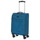 D&N Travel Line 9204 - 4-Rollen-Kabinentrolley S 55 cm (blau) - Ansicht 2