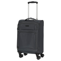 D&N Travel Line 9204 - 4-Rollen-Kabinentrolley S 55 cm (grau) - Ansicht 2