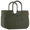 reisenthel Shopping Loopshopper L - Einkaufstasche mit Bügel 46 cm (dark matcha) - Ansicht 2