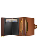 Secrid Twinwallet Emboss Lines - Kreditkartenetui 12cc 10.2 cm RFID (cognac+) - Ansicht 6