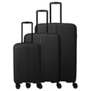 Travelite Air Stripe - 4-Rollen-Trolley Set 3tlg. erw. L/M/S (Slim) (black) - Ansicht 2