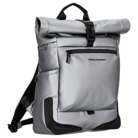Piquadro Roll Top - Fahrradrucksack 15.6" 47 cm (silber/schwarz) - Ansicht 5