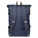 Sandqvist Icon Rolltop - Rucksack L 16" 65 cm erw. (navy with black leather) - Ansicht 3