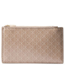 Calvin Klein Emblem AOP Top Zip - Kreditkartenetui 4cc 13 cm (desert taupe aop)