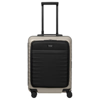 TITAN OVERSEAS - 4-Rollen-Kabinentrolley S 55/23cm mit Vortasche (moonstone grey, 55 cm (Vortasche))