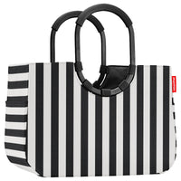 reisenthel shopping loopshopper L - Einkaufstasche mit Bügel 46 cm (summerstripes black) - Ansicht 2