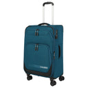 Travelite Kick Off - 4-Rollen-Trolley M 67 cm erw. (petrol) - Ansicht 7