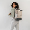 Johnny Urban Allen Medium - Rolltop Backpack 40 cm (sand grey) - Ansicht 10