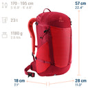 Deuter Futura 23 - Wanderrucksack 57 cm (cherry-masala) - Ansicht 12