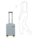 Brics BY Ulisse - 4-Rollen-Kabinentrolley 55 cm erw. (grau) - Ansicht 8