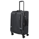 Travelite Corsiica - 4-Rollen-Trolley M 67 cm erw. (black) - Ansicht 8