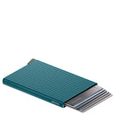 Secrid Cardprotector Fluted - Kreditkartenetui 6cc 10.2 cm RFID (teal+) - Ansicht 5