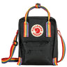 Fjällräven Kanken Rainbow Sling - Umhängetasche 20 cm (black-rainbow pattern)
