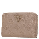 Guess Cresidia II SLG Med Zip Around - Geldbörse (dark taupe logo) - Markenkoffer