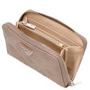 Guess Cresidia II SLG Med Zip Around - Geldbörse (dark taupe logo) - Markenkoffer