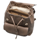 Guess Cresidia II SML - Rucksack (dark taupe logo) - Markenkoffer