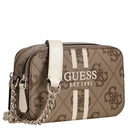Guess Noelle II Crossbody - Umhängetasche 20 cm (latte logo) - Markenkoffer