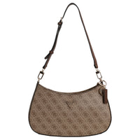 Guess Noelle II Top Zip - Schultertasche 28 cm (latte logo/brown)