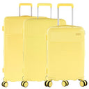 Heys Pastel - 4-Rollen-Trolley Set 3tlg. erw. (gelb)