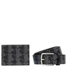 Lacoste The Blend Geschenkset - Kreditkartenetui und Gürtel (palm green, 100 cm)