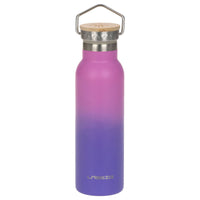 Lässig Double Walled Bottle Stainless Steel Unique - Trinkflasche 460ml (Unique Gradient Purple)