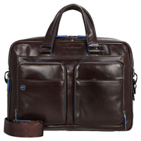 Piquadro Blue Square - Aktentasche 14" 39 cm (mahogany)