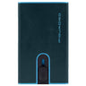 Piquadro Blue Square - Kreditkartenetui 11cc 10 cm RFID (green grey) - Markenkoffer