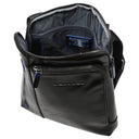 Piquadro Blue Square - Schultertasche 24.5 cm (black) - Ansicht 6