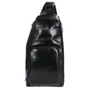 Piquadro Blue Square - Umhängetasche 36 cm (black)