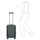 Porsche Design Roadster Hardcase - 4-Rollen-Kabinentrolley mit Vortasche S 55 cm (grey matt) - Ansicht 8
