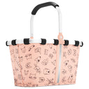 reisenthel carrybag xs - Einkaufskorb 21 cm (cats and dogs rose)
