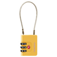 Samsonite TA Revolution Cablelock 3 Dial - Schloss (yellow)